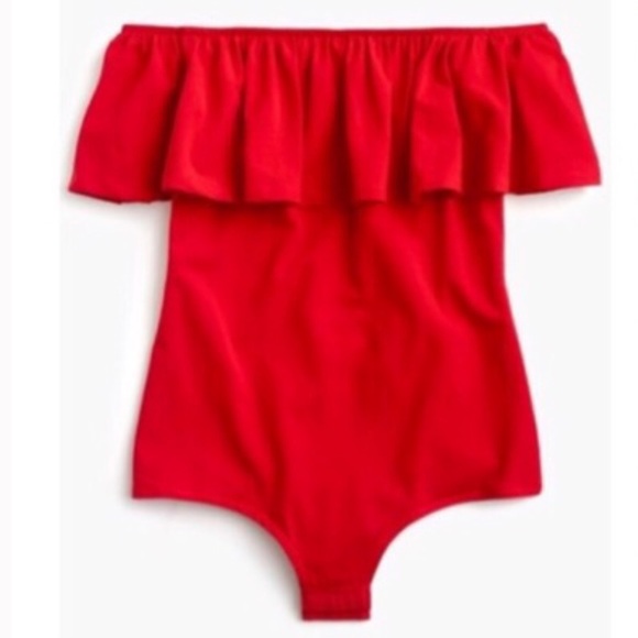 J. Crew Tops - NWT | J. Crew Off-the-shoulder ruffle bodysuit